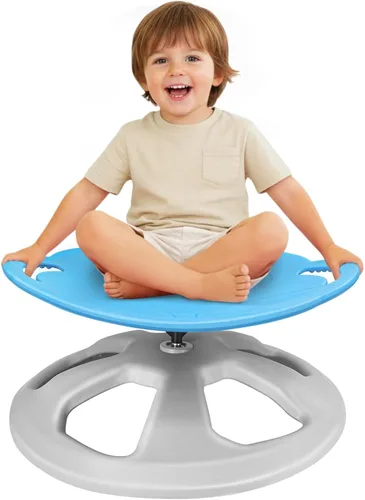 Vista 8 de Zhenx Silla giratoria para niños autistas con asas, asiento giratorio sensorial de capacidad de 220 libras, juguete sensorial para adolescentes