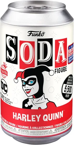 Vista 2 de DC Comics Harley Quinn con mazo San Diego 2021 Convención exclusiva Funko SODA Vinyl