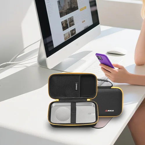 Vista 7 de RLSOCO Hard Case for Bose SoundLink Home Portable and Wireless Bluetooth Bookshelf Speaker Compact Design with YKK Zipper & Scratch Protection