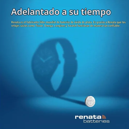 Vista 4 de Renata 315 SR716SW Baterías – 1.55 V Óxido de Plata 315 Batería de reloj (2 unidades)