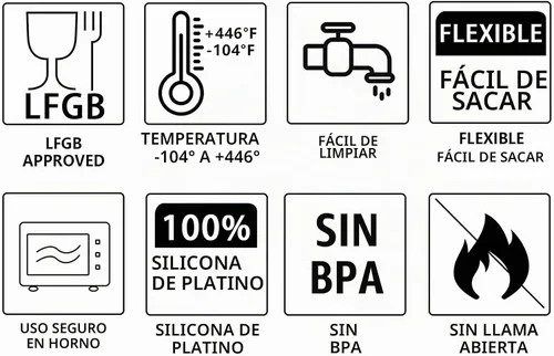 Vista 6 de Funshowcase Mini bandeja redonda del molde del silicón del disco por la cavidad 0.9x0.9x0.4inch 35 cavidades