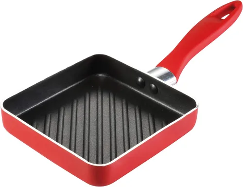 Vista 6 de Tescoma 594004 Presto Mini Grill Pan, Rojo