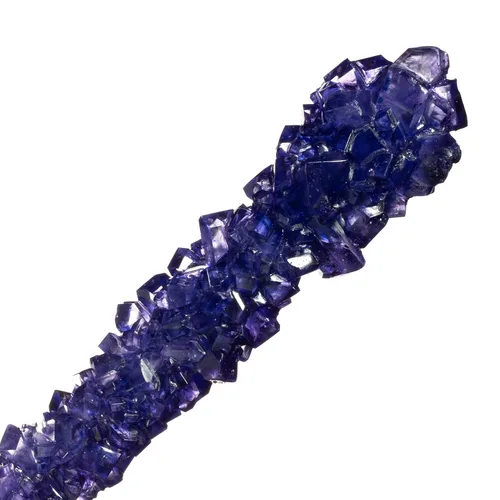 Vista 5 de Purple Rock Candy - Palitos de azúcar con sabor a uva, 12 caramelos morados envueltos individualmente
