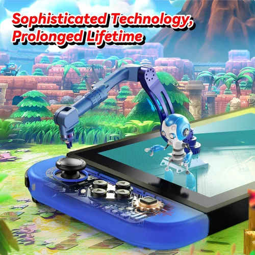 Vista 2 de usergaing Joy Contras para Switch Nintendo, Switch Joycons compatible con Nintendo SwitchSwitch OLEDLite, controlador Joy-Pad compatible con función