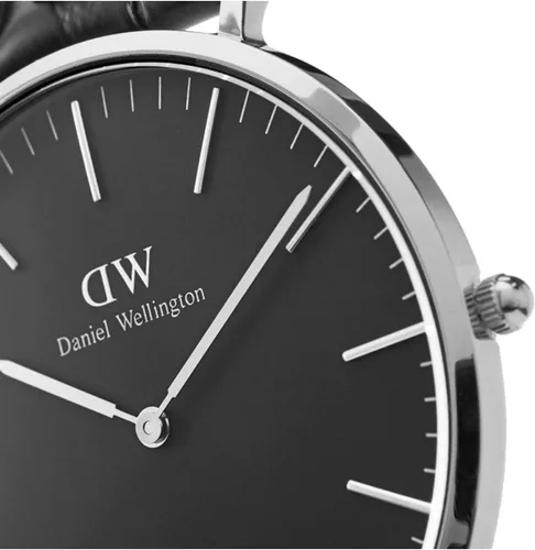 Vista 4 de Daniel Wellington Reloj Clásico Tela Oro Rosa (Poliéster)