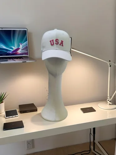Vista 7 de Gorra de béisbol para adultos, estilo vintage, 100% algodón desgastado, ajustable, para hombres y mujeres (blanco)