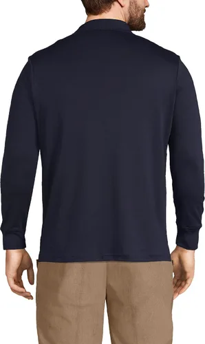 Vista 2 de Lands' End - Camisa polo muy suave de manga larga para hombre
