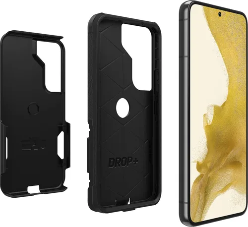 Vista 7 de OtterBox Funda para Galaxy S22 Commuter Series, negra, delgada y resistente, apta para bolsillo, con protección de puerto