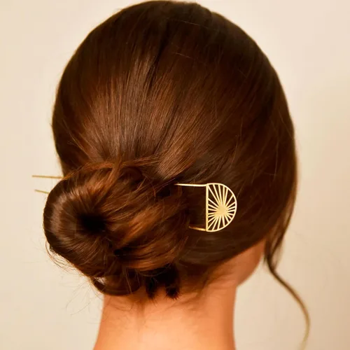 Vista 3 de L. Erickson Burst Chignon, oro