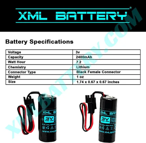 Vista 4 de (5 unidades) 3v 2400mAh 17430 37858 Litio Flush 2 FDK CR8.LHC Toto THP3053 CR8-LHC