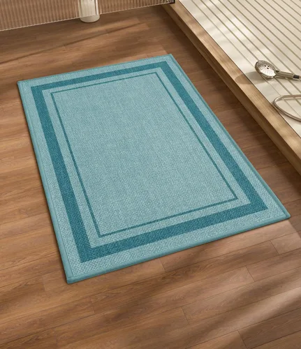 Vista 48 de chakme Juego de 2 alfombras de baño ultrafinas, absorbentes, antideslizantes, lavables a máquina, color beige oscuro, 17 x 24 pulgadas + tapete