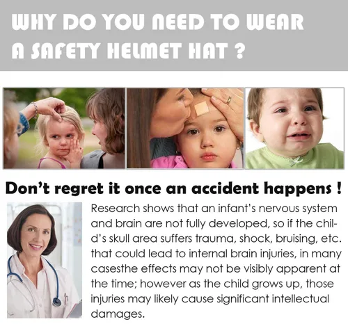Vista 7 de Gorra protectora para bebé, tamaño ajustable, para aprender a caminar o correr, casco de seguridad suave, para niños de 6 meses a 6 años