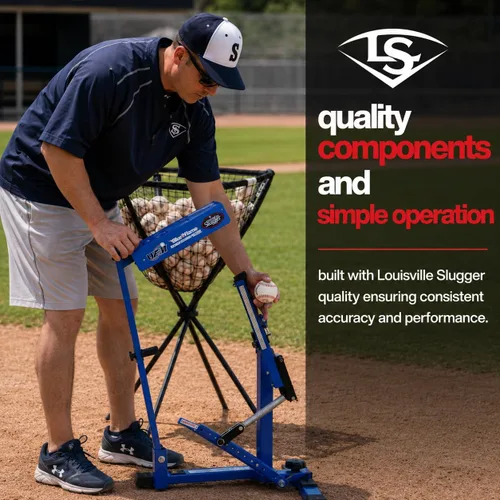 Vista 13 de Máquina de lanzamiento Louisville Slugger Blue Flame
