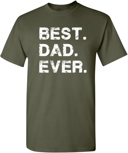 Vista 20 de Feelin Good Tees El mejor regalo de papá para papá, camiseta gráfica divertida del Día del Padre "Best Dad Ever" Camisetas gráficas novedosas