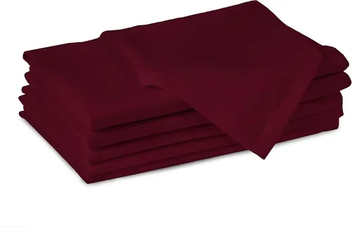 Vista 41 de Encasa XO Juego de 12 servilletas de tela de cóctel Servilletas de mesa de algodón puro Tamaño (9 x 9 pulgadas) B gris sólido Lavable a