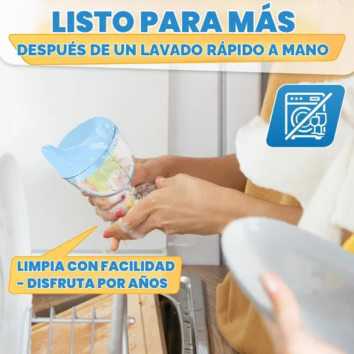 Vista 7 de VIKROM - Vaso de vino para niños pequeños con tapa, resistente a derrames, copa de 5 onzas