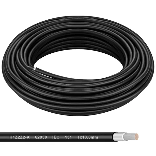 Vista 10 de Cable de extensión fotovoltaico de cobre estañado 8AWG (10 mm²), cable de conexión de panel solar para caravanas al aire libre, lancha automotriz