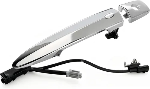 Vista 7 de Manijas de puerta exteriores cromadas (2 unidades, izquierda y derecha) con sensor de entrada de llave inteligente, compatible con Nissan