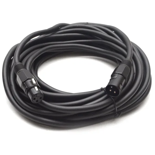 Vista 5 de Seismic Audio - Un cable de micrófono DJ/PA XLR de 12 pies - Cable de micrófono - Uso en escenario o estudio