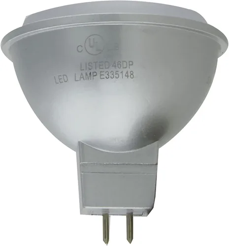 Vista 4 de Satco S8635 - Bombilla LED MR16 de 8 W con respaldo plateado, base GU 5.3, regulable, haz de 15 grados, 2700 K