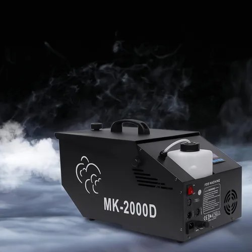 Vista 4 de Máquina de niebla de humo de baja altura de 1200 W, Dmx y máquina de niebla de hielo seco con control remoto, máquina de humo de fiesta, nebulizador