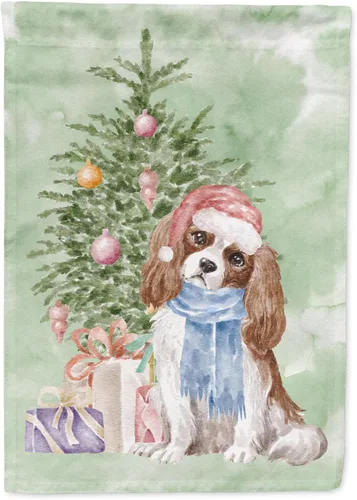 Vista 17 de Caroline's Treasures CK8213GF Bulldog Inglés #2 Regalos de Navidad y árbol de jardín Bandera de buzón Bandera decorativa para patio exterior, patio