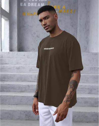 Vista 3 de YawYews Camisetas atléticas de moda para hombre, de manga corta, casual, lisas, holgadas, para entrenamiento, gimnasio, ropa de calle