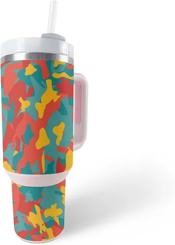 Vista 27 de MightySkins Skin - Vaso de vinilo compatible con Stanley The Quencher H2.0 FlowState de 40 onzas, mosaico de cebra, protectora, duradera y única