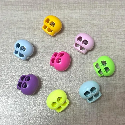 Vista 5 de SPANSEE 8 tapones de punto de punto de calaveras de colores, protector de punta de aguja de tejer, tapones de aguja de tejer, suministros de tejer