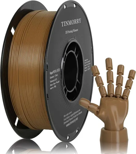 Vista 52 de TINMORRY - Filamento PETG CF de 1.75 mm para impresora 3D, compatible con Bambu LAB, Creality K1C, QIDI MAX3, FLASHFORGE Adventurer 5M, Prusa MK4