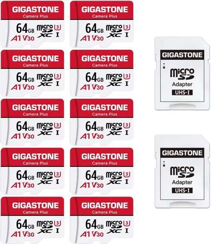 Vista 8 de GIGASTONE - Tarjeta Micro SD de 1 TB, Camera Plus, GoPro, cámara de acción, aplicación A1 Run para smartphone, compatible con Nintendo-Switch, 150