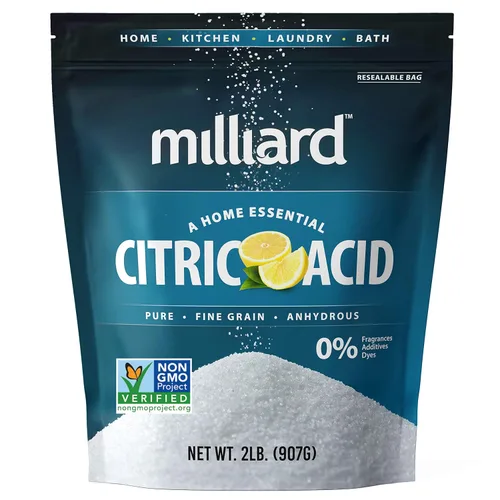 Vista 12 de Milliard Ácido cítrico de 5 libras, 100% puro, grado alimenticio, proyecto verificado sin OMG (5 libras)