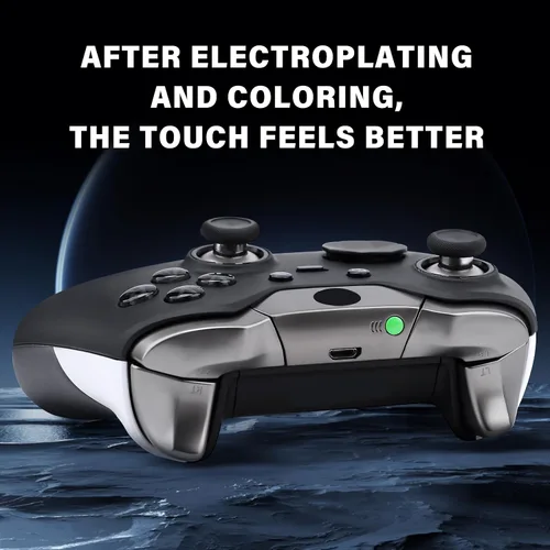 Vista 4 de TOMSIN Bumper Replacement Electroplating LB RB LT RT Button for Xbox One Elite Wireless Controller