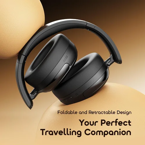 Vista 6 de Oraimo Auriculares inalámbricos con cancelación activa de ruido sobre la oreja Bluetooth, tiempo de reproducción de 65 horas, 3 modos