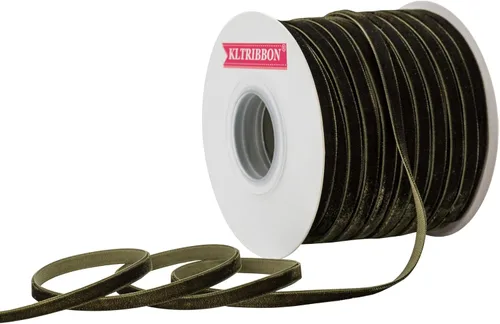 Vista 46 de Cinta de terciopelo de nailon de una sola cara, carrete de 1 pulgada x 25 yardas (negro)