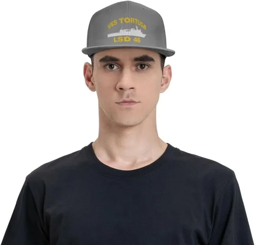 Vista 7 de USS Tortuga LSD 46 Flag-Baseball Caps-Denim Hats Cowboy Knit hat Fisherman's hat