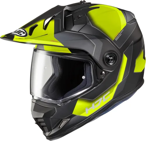 Vista 4 de Casco de motocicleta off-road HJC DS-X1 Synergy con protector HJ-27 Pinlock, aprobado por DOT (MC3HSF, XS)