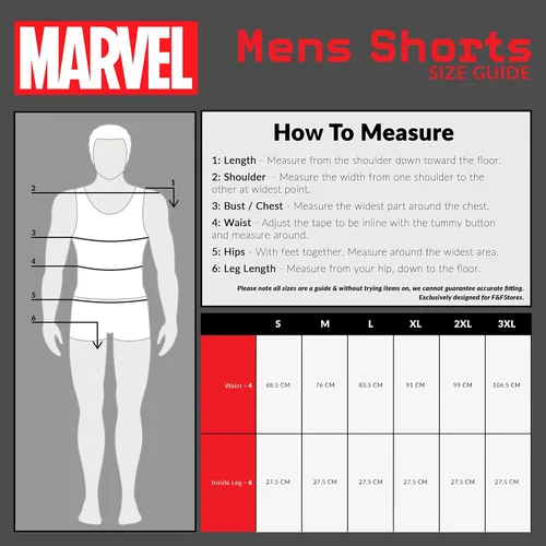 Vista 6 de Marvel Pantalones cortos para hombre, paquete de 2 pantalones de pijama para hombre