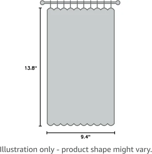 Vista 8 de HOMEIDEAS Cortinas opacas de color gris claro de 52 x 96 pulgadas de largo, 2 paneles de línea ondulada plateada con puntos impresos, pestaña