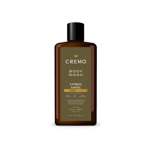 Vista 17 de Cremo Rich-Lathering Golden Amber Gel de baño para hombres, notas de grosella roja, piña, ámbar gris y musgo, 16 onzas líquidas