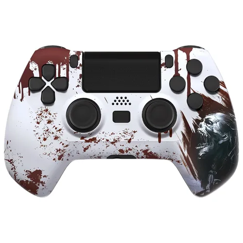 Vista 5 de eXtremeRate Blood Zombie Decade Tournament Controller (DTC) Upgrade Kit for PS4 Controller JDM-040050055, Upgrade Board & Ergonomic Shell & Back