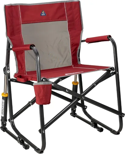Vista 8 de GCI Outdoor Freestyle Rocker XL Silla de camping - Negro