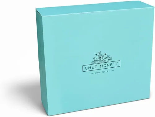 Vista 3 de Cofre de té con 12 compartimentos, bolsa de té, caja de almacenamiento grande con tapa de vidrio biselado