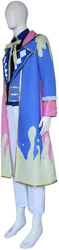 Vista 2 de FPING Project Sekai - Disfraz de cosplay de Tenma Tsukasa, uniforme de Tenma Saki, vestido de Halloween, conjunto completo