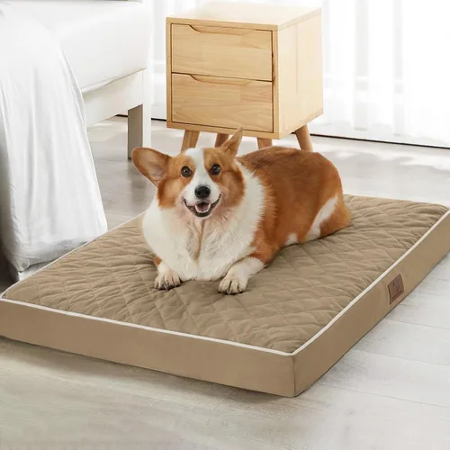Vista 11 de WNPETHOME Camas ortopédicas XL para perros grandes, impermeables, extra grandes, con funda extraíble y lavable, cama para jaula de perro