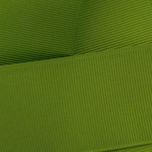 Vista 62 de Cinta de grogrén verde ácido de 7/8" sólido carrete de 5 yardas (0.866 in) HBC