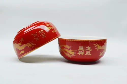 Vista 6 de Liang baobao Juego de 2 cucharas de té de boda chino, dragón de porcelana y fénix para adultos, hombres, mujeres, parejas, fiesta de boda
