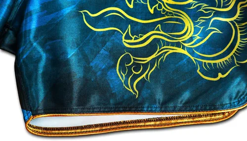 Vista 3 de Muay Thai Shorts Kickboxing Martial Arts Combat Fight MMA UFC Boxer Boxing Trunks unisex, Blanco