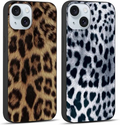 Vista 69 de Paquete de 2 fundas de teléfono con bonito estampado de guepardo para iPhone 7/8/SE 2020 / SE 2022 de 4.7 pulgadas, diseño de leopardo de lujo