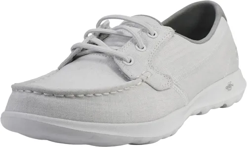 Vista 11 de Skechers Zapatos planos GO Walk Lite Isla para mujer Negro/Blanco